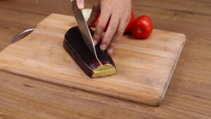 macarrão com beringela