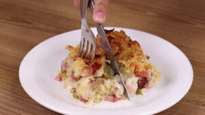 almoço com beringelas