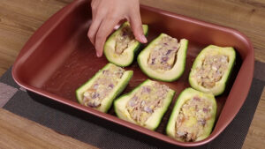 receita de abobrinha recheada