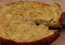 Bolo de maçã com limão