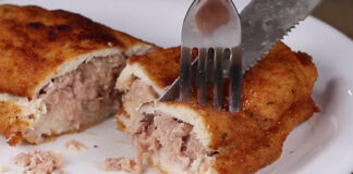 Atum e frango para o jantar