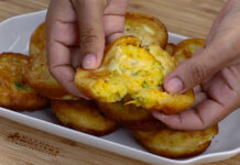 Batatas fritas empanadas