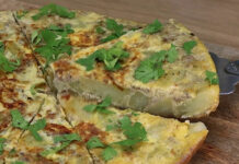 Café da manhã fácil com atum e batatas