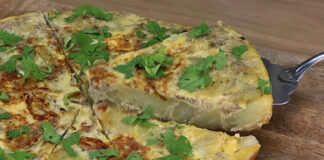 Café da manhã fácil com atum e batatas