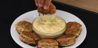 Almôndegas de atum com ovos