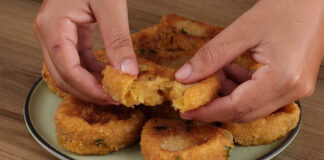 Bolinhos fritos de batata