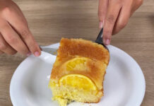 Bolo super fofo de laranja