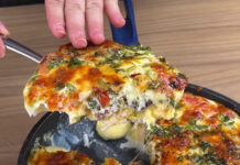 Torta de ovos temperada super fácil e deliciosa