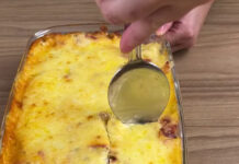 Torta de presunto com batata