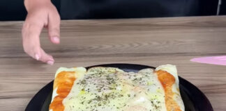 Panqueca de ovo com maisena