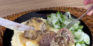 Almôndegas com molho super fácil e delicioso