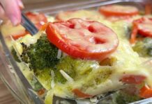 Receita Perfeita de Torta de Arroz com Brócolis e Queijo Muçarela