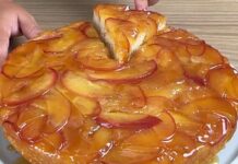 Como Fazer Bolo de Maçã com Caramelo e Canela