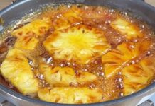 Como Fazer Bolo de Abacaxi Caramelizado na Frigideira