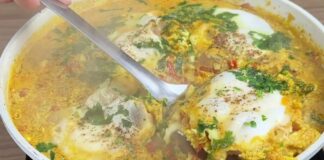 Receita de Ovos Temperados Feitos na Frigideira