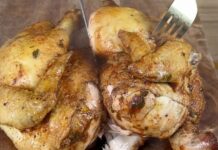 Receita de Frango Assado Suculento com Molho Especial