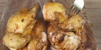 Rezept für saftiges Ofenhähnchen mit spezieller Soße