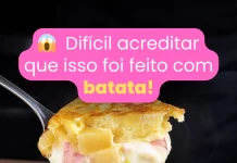 Batata Recheada na Frigideira