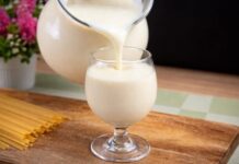 Espagueti Dulce Licuado con Leche Condensada