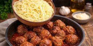 Almôndega com Macarrão de uma Forma Nunca Vista