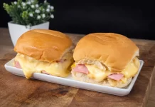 Hambúrguer com Creme de Queijo