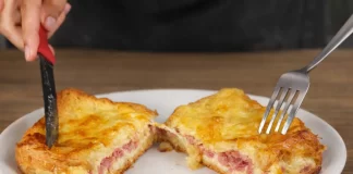 Baked Sliced Bread Sandwich