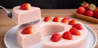 Cremiges Erdbeer-Dessert