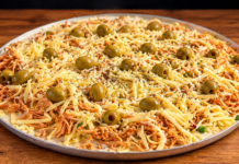 Pizza Fácil de Massa Rápida na Forma