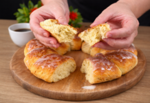 Pão caseiro sem sovar com 1 ovo