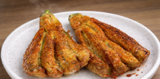 Berinjela empanada crocante melhor que carne