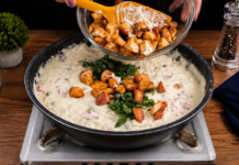 Creamy International Chicken with Rice and Cheese