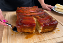Bolo de Banana Caramelizado Superfofinho