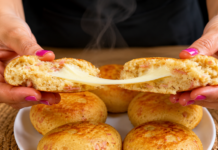 Batatas Recheadas na Frigideira com Presunto e Queijo