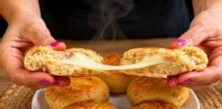 Pommes de terre farcies à la poêle au jambon et au fromage