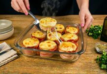 Batatas Recheadas com Bacon e Queijo