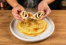 Krem Peynirli Glutensiz Muzlu Pankek
