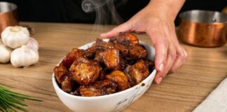 Panceta Caramelizada na Frigideira