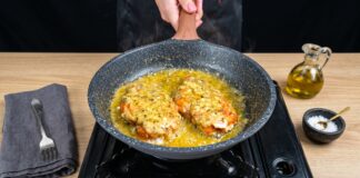 Pollo al burro con aglio e limone