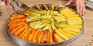 Panko ve Parmesanlı Fırında Panelenmiş Sebzeler