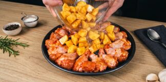 Coxinha da Asa Assada com Batatas