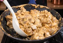 Carne Cremosa com Maionese e Requeijão