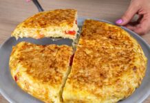 Torta de Batata, Tomate e Ovos na Frigideira