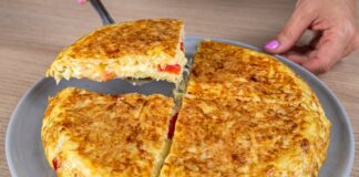 Patatesli, Domatesli ve Yumurtalı Tava Böreği