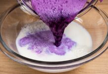 Sobremesa Cremosa de Uva com Gelatina e Leite