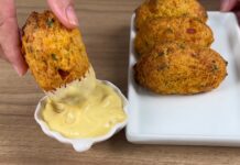 Bolinho de Arroz Reaproveitado na Air Fryer