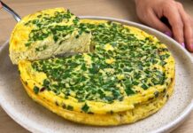 Omelete de Forno Fofinha com Muçarela