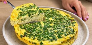 Mozzarella’lı Kabarık Fırın Omlet